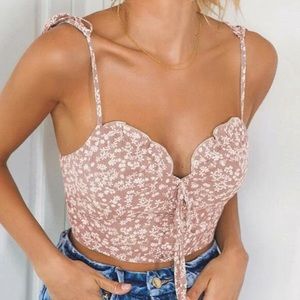 Floral Crop Top New